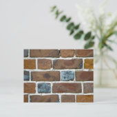 BRICKS WALL POSTKARTE (Stehend Vorderseite)