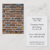 BRICKS WALL VISITENKARTE (Vorne/Hinten)