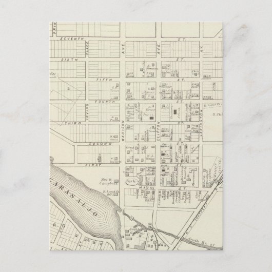 Bricksburg, Ocean Landkreis New Jersey Postkarte (Vorderseite)