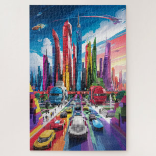 Bricktopie: Futuristisches Stadtbild5 Puzzle