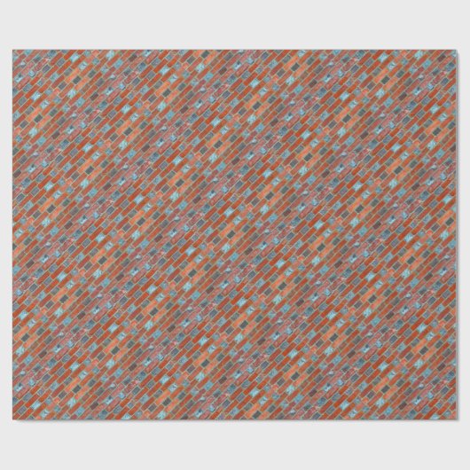 Brickwerk Geschenkpapier (Flach)