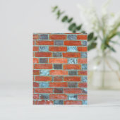 Brickwerk Postkarte (Stehend Vorderseite)