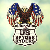 Brickyard Kapitel - Aufkleber Adler-Logo (Blatt 3)