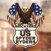 Brickyard Kapitel - Aufkleber Adler-Logo (Blatt 2)