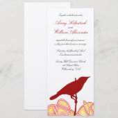 Brid Hochzeit Einladung (Vorne/Hinten)