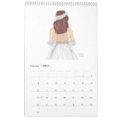 Bridal, 2024, Mode Illustration, Kalender (Jan 2027)