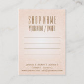 Bridal & Abend Fashion - Visitenkarte (Rückseite)