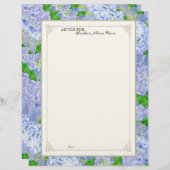 Bridal Advice Page Blue Hydrangea Lace Floral (Vorne/Hinten)