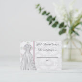Bridal Appointment Card Terminkarte (Stehend Vorderseite)
