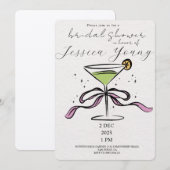 Bridal Bash & Cocktail Call Bridal Einladung (Vorne/Hinten)