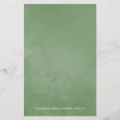 Bridal Bingo Bingo (Rückseite)