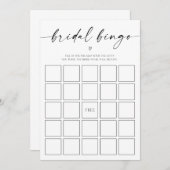 Bridal Bingo Brautparty Game Programm (Vorne/Hinten)
