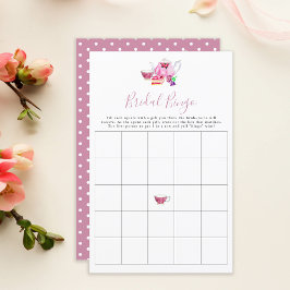 Bridal Bingo Brautparty Game Tee Dusty Rose