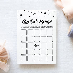 Bridal Bingo Brautparty und Hen Party Spielkarte Einladung