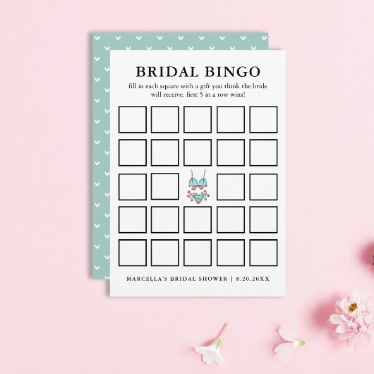 Bridal Bingo | Brautparty von Fingerie Einladung