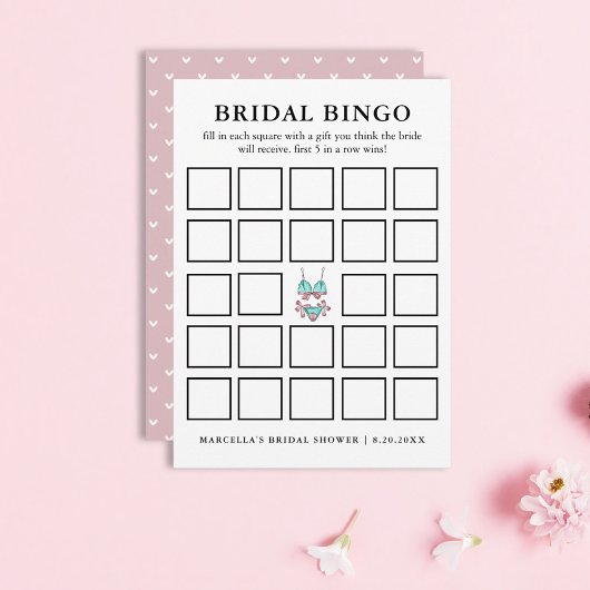 Bridal Bingo | Brautparty von Fingerie Einladung