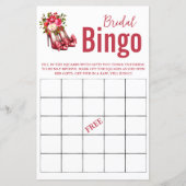 Bridal Bingo Christmas Brautparty Game (Vorderseite)