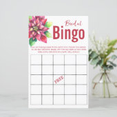 Bridal Bingo Christmas Brautparty Game (Stehend Vorderseite)