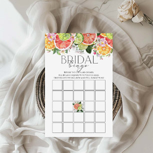 Bridal Bingo Citrus Brautparty Game