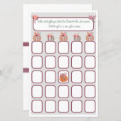 Bridal Bingo Fall in Liebe Brautparty (Vorne/Hinten)