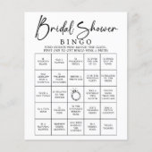 Bridal Bingo Finden Sie das Gast-Brautparty-Spiel (Vorderseite)