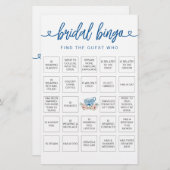 Bridal Bingo Finden Sie das Gast-Brautparty-Spiel (Vorne/Hinten)
