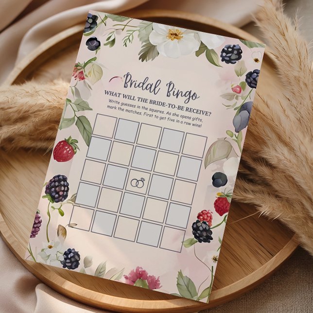Bridal Bingo Floral Botanical Shower Game (Von Creator hochgeladen)