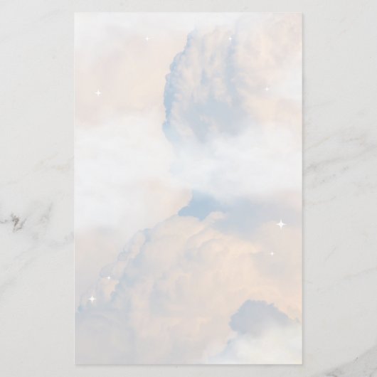 Bridal Bingo Game Sie ist auf Cloud Nine (Rückseite)