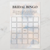 Bridal Bingo Game Sie ist auf Cloud Nine (Vorderseite)