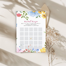 Bridal Bingo Liebe ist in Bloom Shower Game
