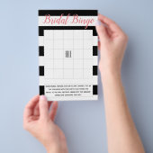Bridal Bingo Polterabend Game Fill-in-Karten Flyer (Handgriff)