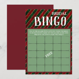 Bridal Bingo Winter Christmas Brautparty Game I Einladung