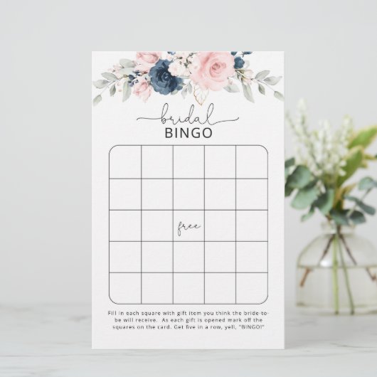 Bridal-Bingospiel (Stehend Vorderseite)