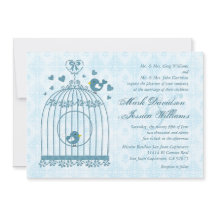 Bridal Bird Cage Hochzeit Einladung