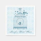 Bridal Bird Cage Serviette (Vorderseite)