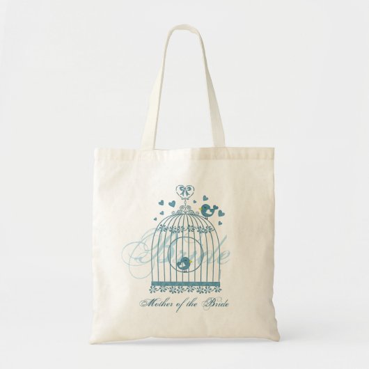 Bridal Bird Cage Wedding Party Gift Tote Bag Tragetasche (Vorne)