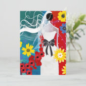 Bridal Bliss Feiertagskarte (Stehend Vorderseite)