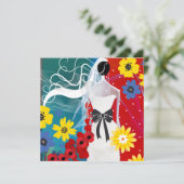 Bridal Bliss Feiertagskarte (Stehend Vorderseite)