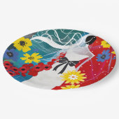 Bridal Bliss Pappteller (Schrägansicht)