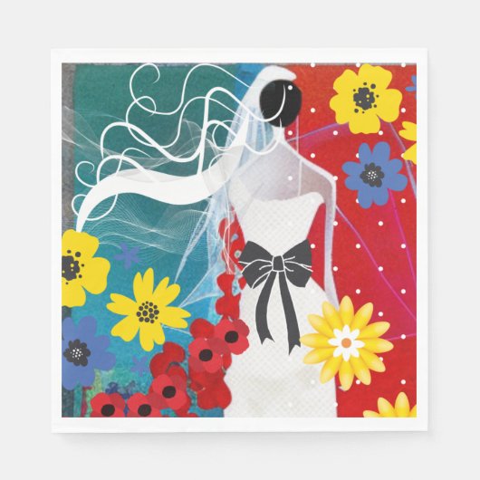 Bridal Bliss Serviette (Vorderseite)