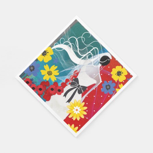 Bridal Bliss Serviette (Ecke)