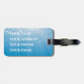 Bridal Bliss Shades: Passen Sie Ihre Seascape an Gepäckanhänger (Rückseite horizontal)