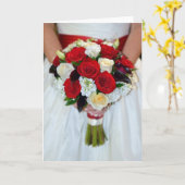 Bridal-Bouquet-Grußkarte Karte (Gelbe Blume)