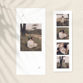 Bridal Bouquet Sketch Folded Lesezeichen Holder Save The Date