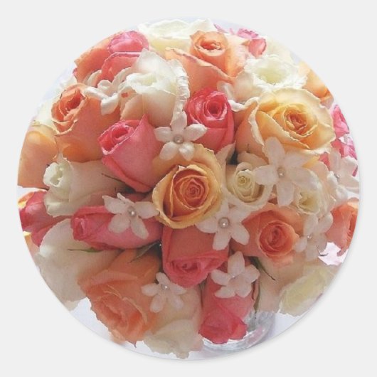 Bridal Bouquet Umschlag Aufkleber Stickers (Vorderseite)