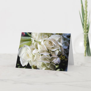 Bridal Bouquet Wedding Card Karte