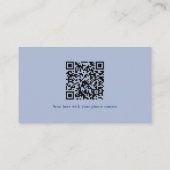 Bridal Bouquet Wedding Website QR Code Details Begleitkarte (Rückseite)