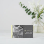 Bridal Boutique Business Cards Visitenkarte (Stehend Vorderseite)
