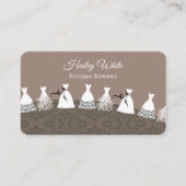 Bridal Boutique Wedding Visitenkarte (Vorderseite)