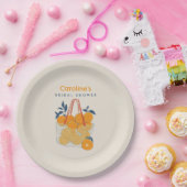 Bridal Branch & Lunch Watercolor Orange Juice Pappteller (Party)